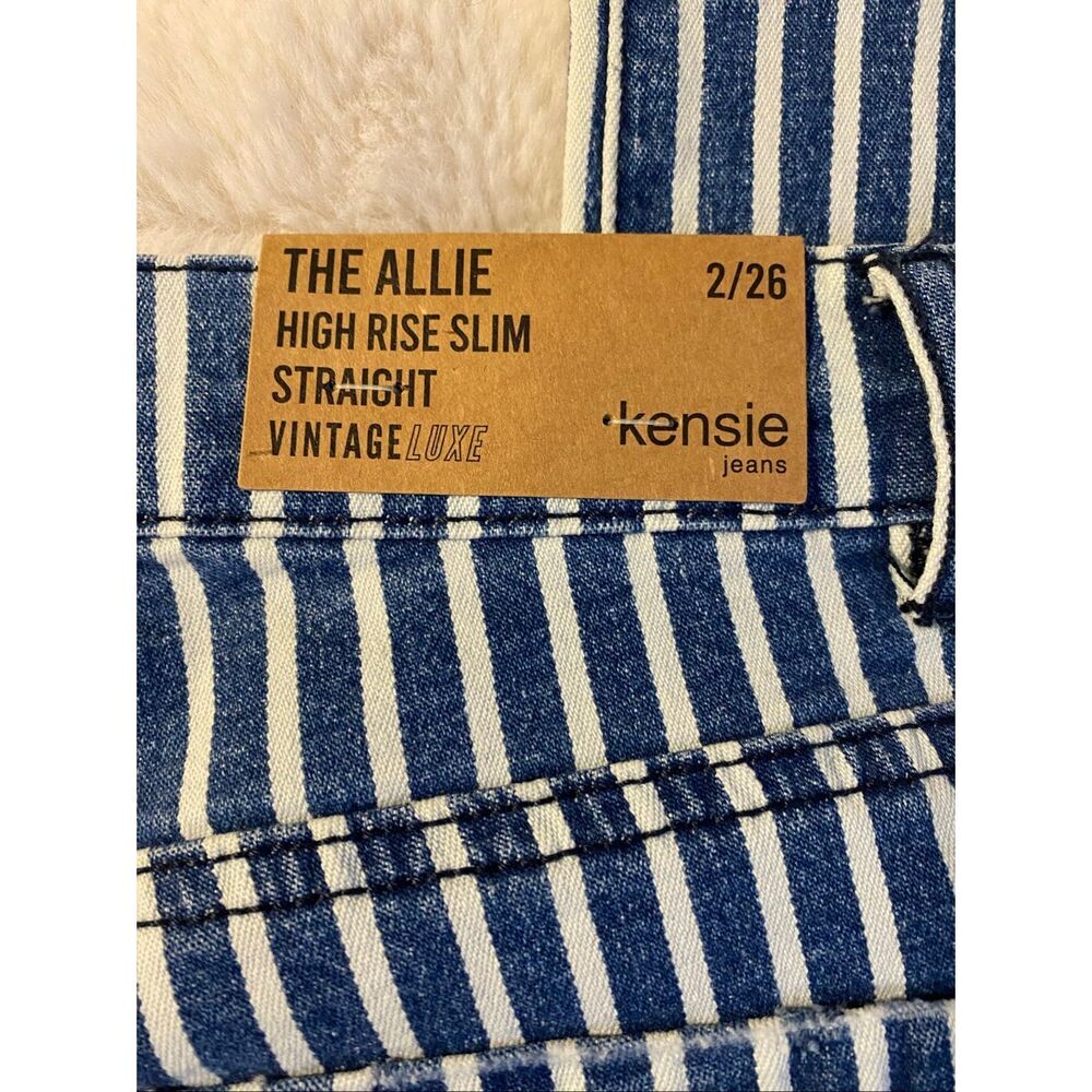 Kensie The Allie high-rise slim straight vintage luxe size 26 - Picture 7 of 15